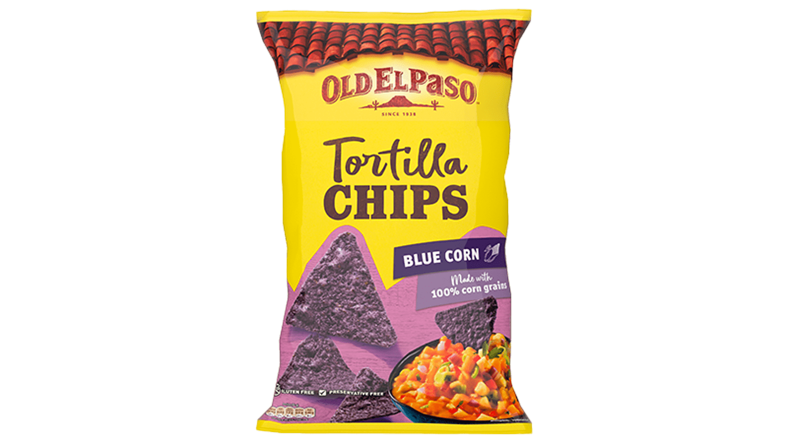 blue corn tortilla chips hero